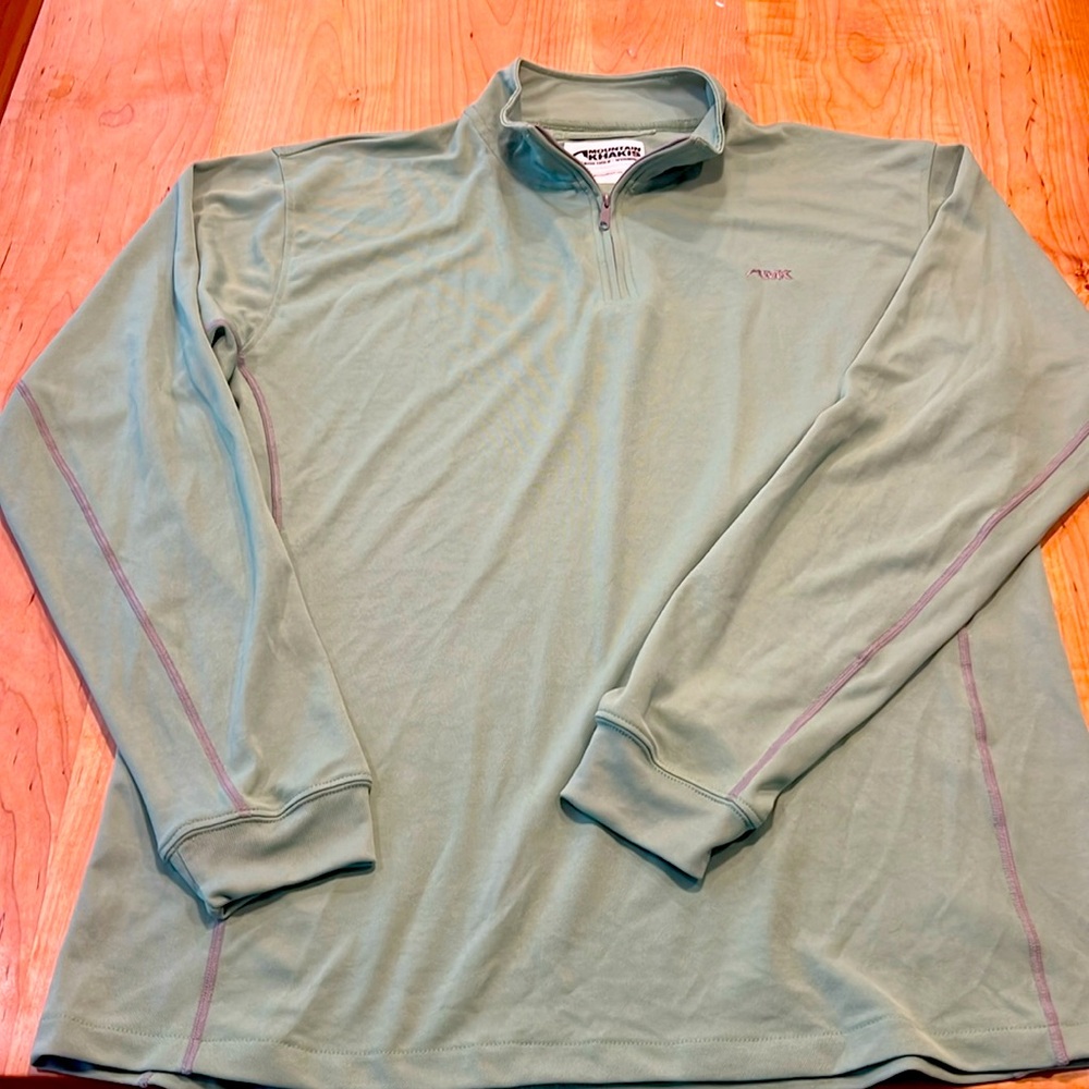 Men’s Mountain Khakis LS Quarter Zip Performance Pullover
